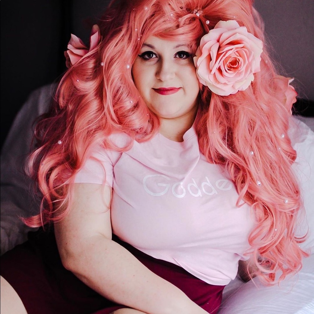Rose Quartz Cosplay Wig Comissions